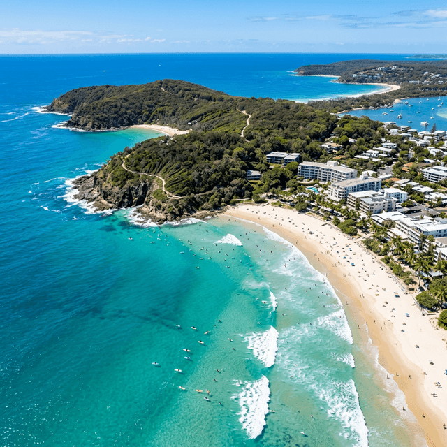 Noosa Heads aerial view